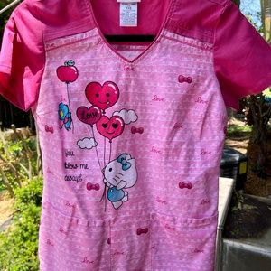 XXS Hello Sanrio Scrib top EUC